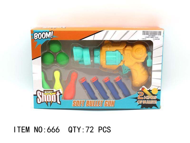 Soft Bullet Gun Toy Set