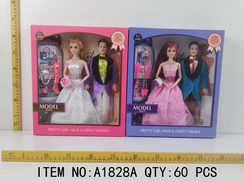 Wedding Dress Doll Set
