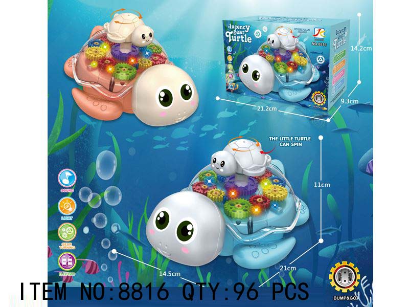Fancy Turtle Bath Toy