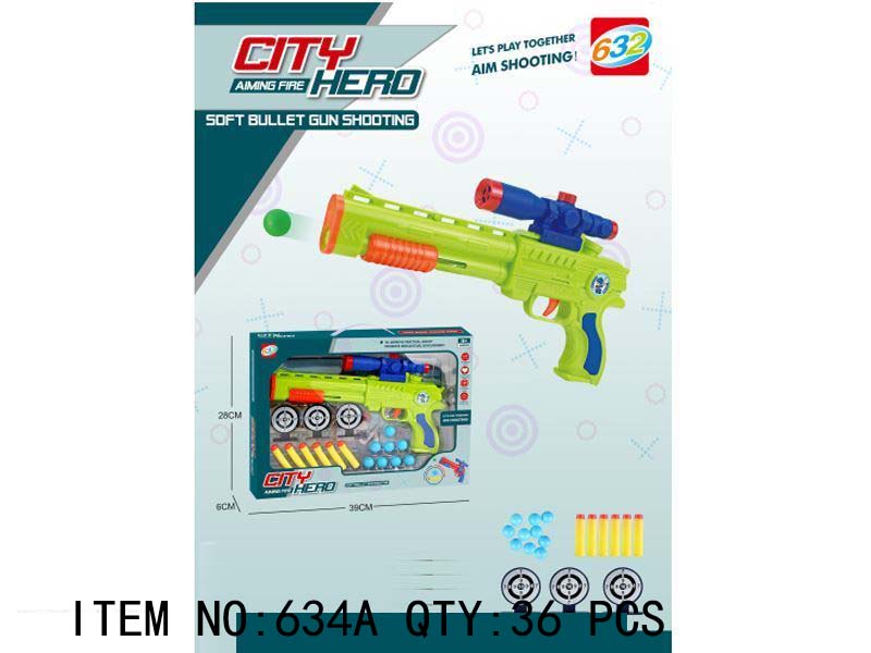City Armed Fire Hero Soft Bullet Gun Shooting
