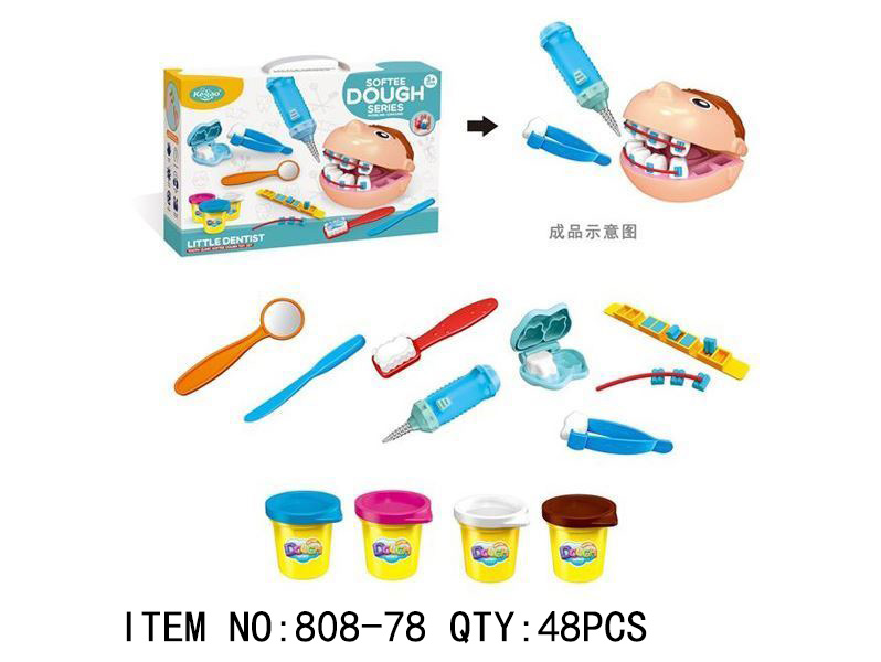 Soft Dough Dentist Playset