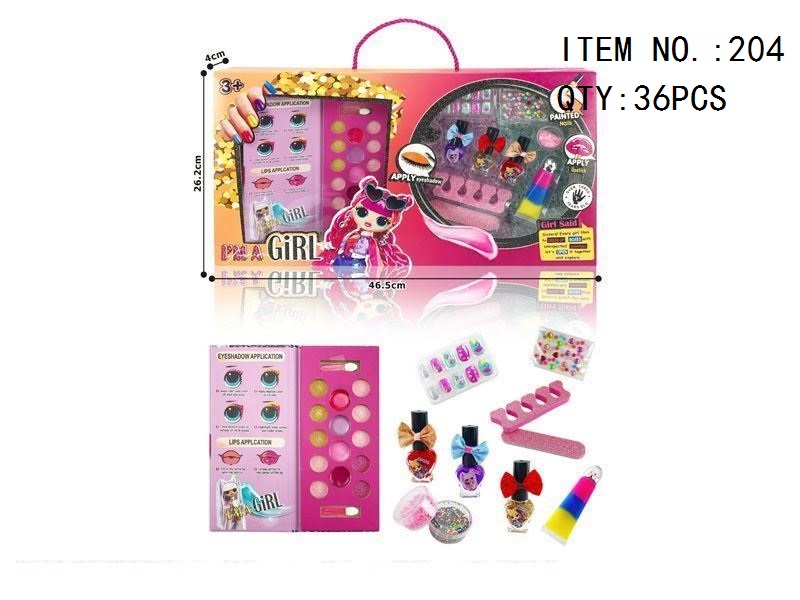 Kids Makeup and Nail Art Kit