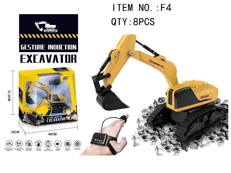 Gesture Induction Excavator