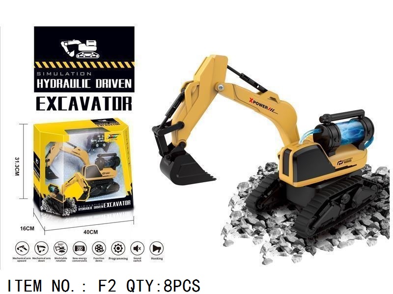 Simulation Hydraulic Driven Excavator
