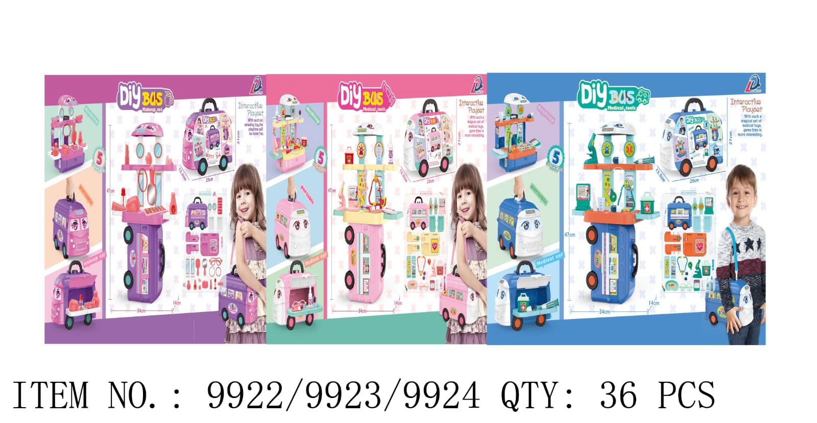 DIY Playset Trolley Suitcase