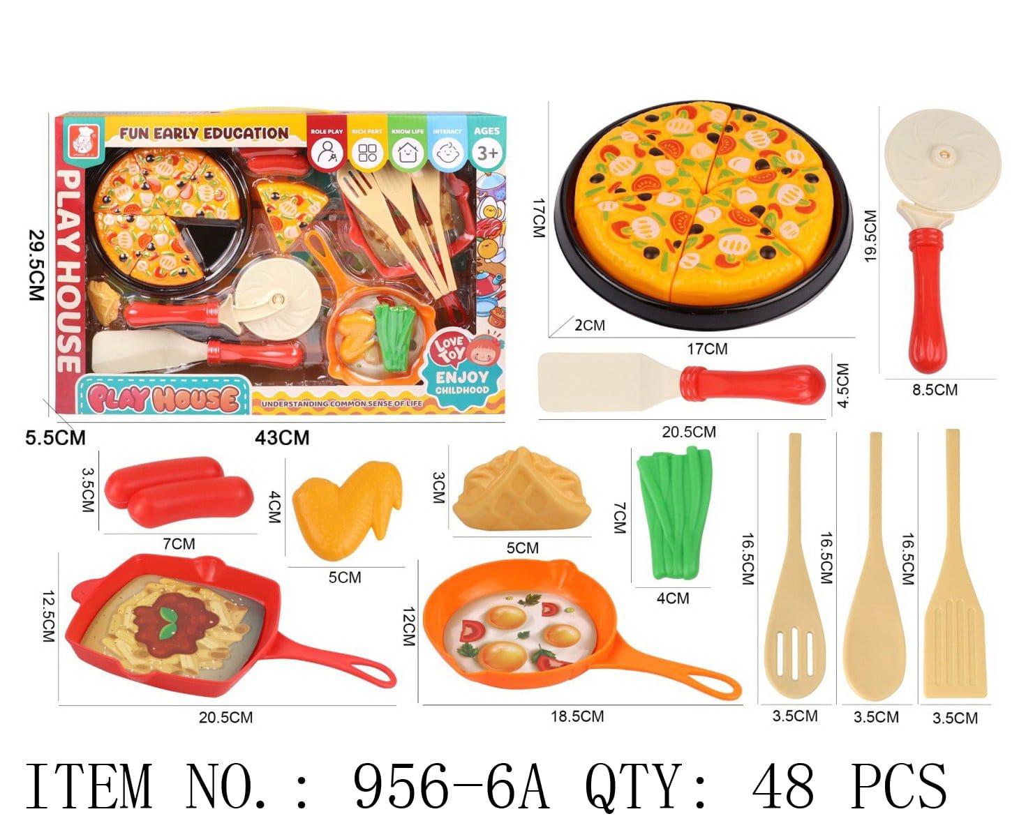Kids' Pizza Playset