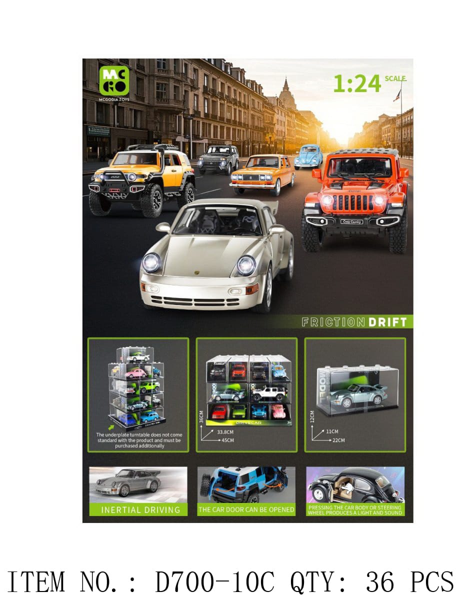 Friction Drift Die-Cast Car