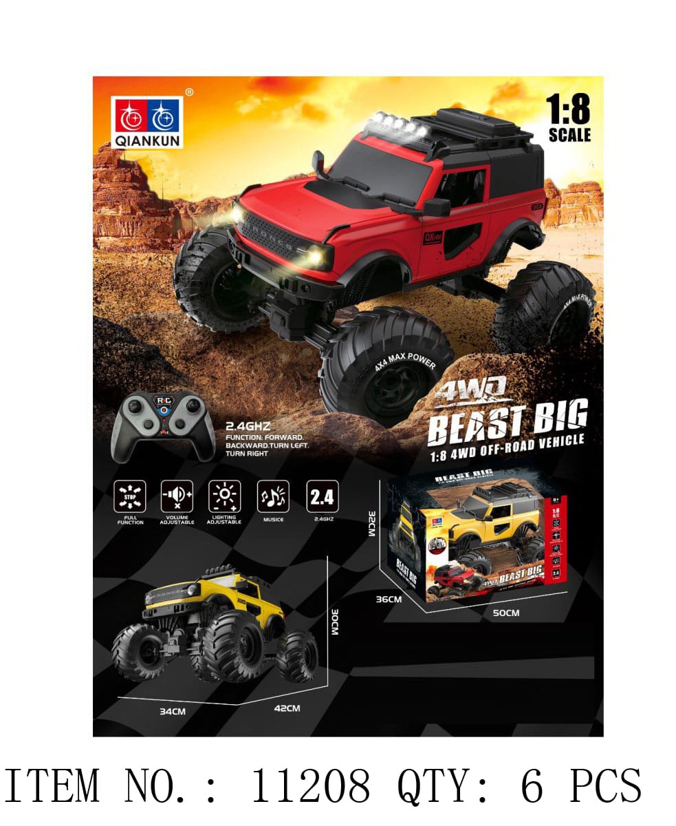 4WD Beast Big RC Off-Road Truck