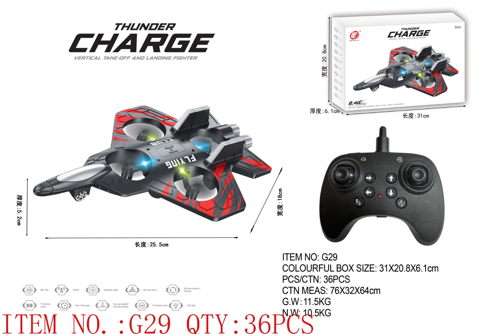 Thunder Charge RC Aircraft