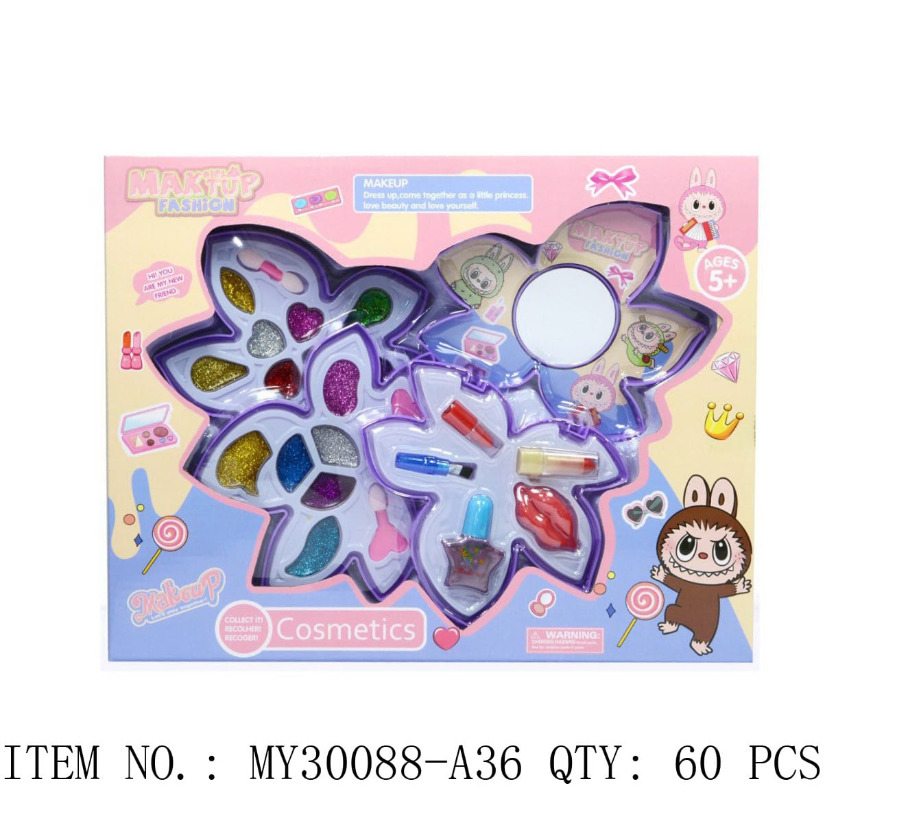 Kids Flower-Shaped Makeup Kit