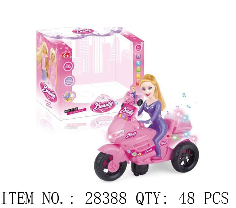 Beauty Doll Motorcycle Toy
