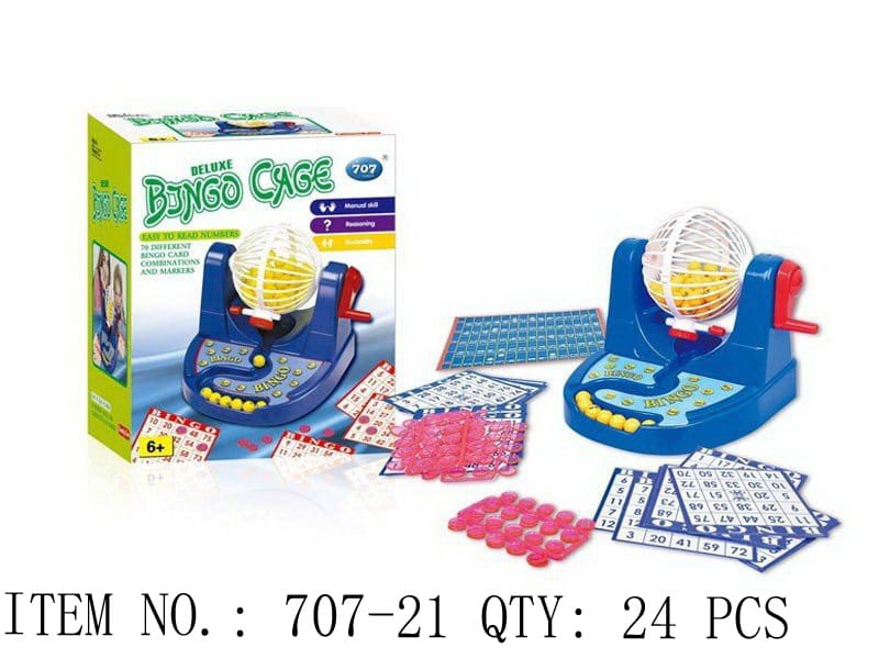 Deluxe Bingo Cage Game Set