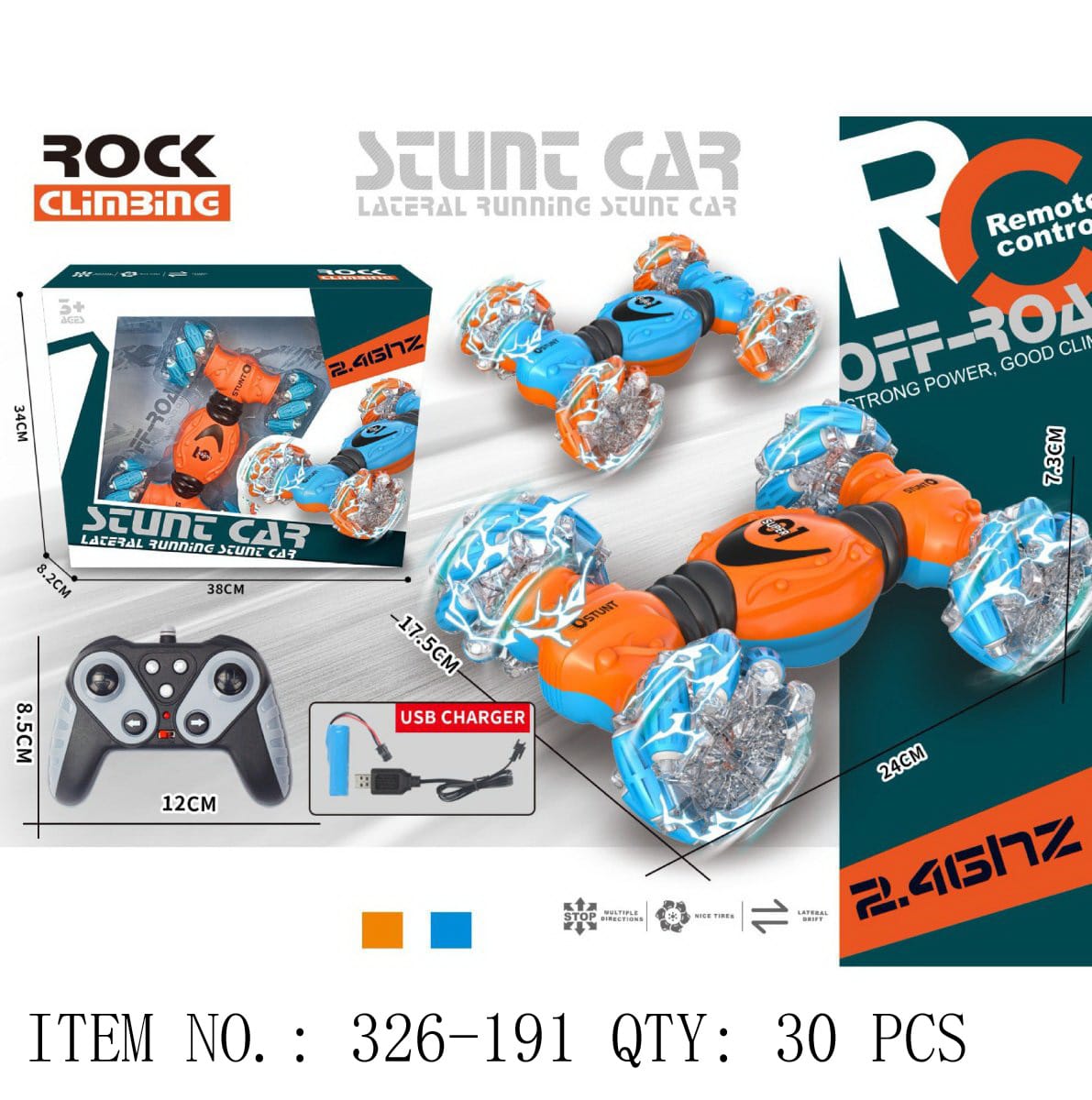 Remote Control Stunt Car