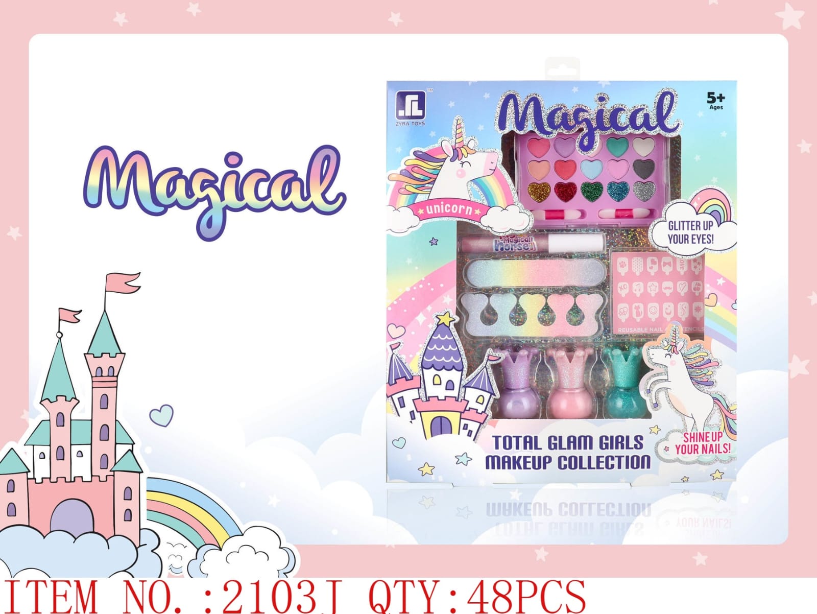 Magical Total Glam Girls Makeup Collection
