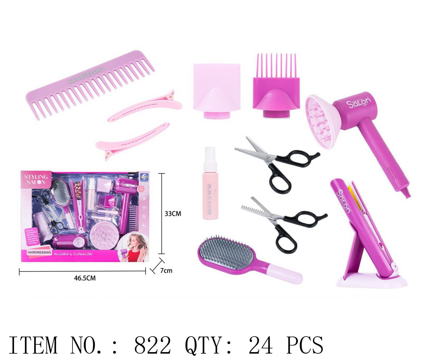 Kids Hair Styling Play Set