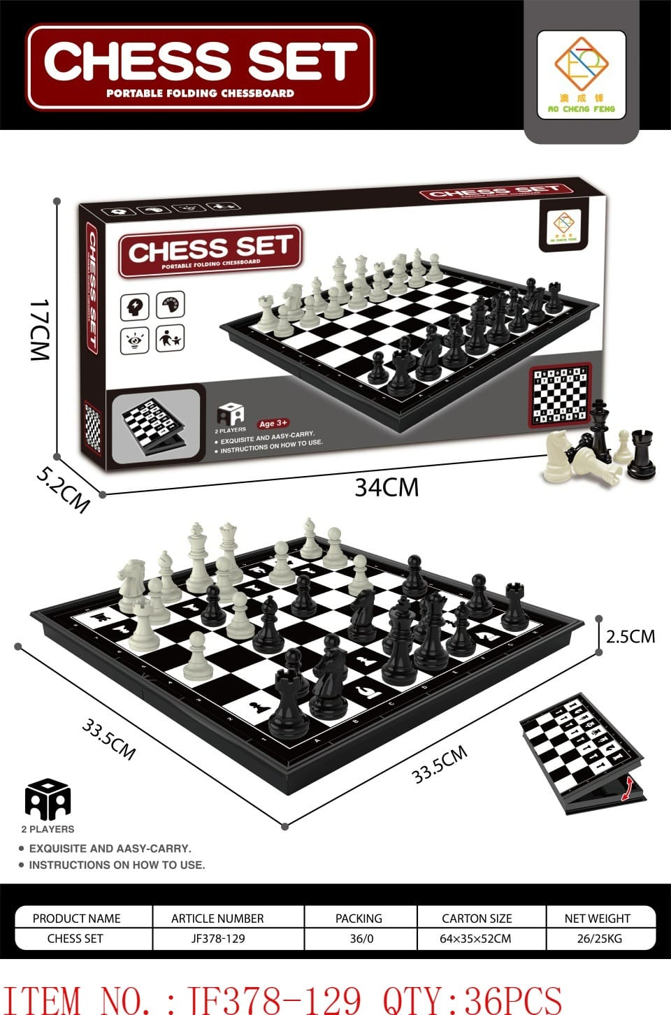 Portable Chess Set