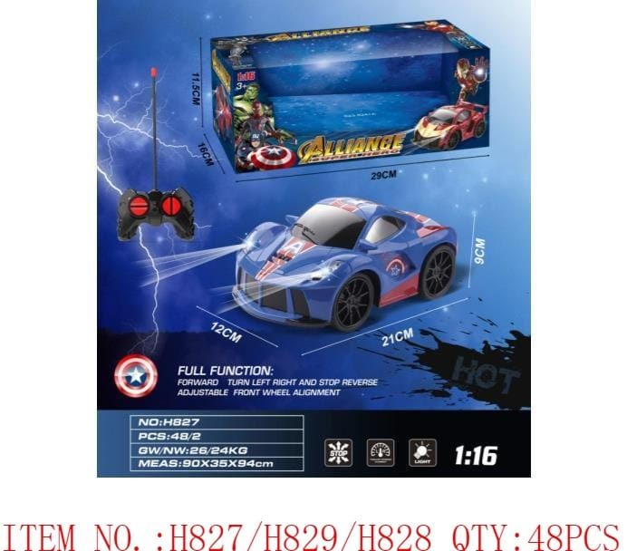 Remote Control Superhero Car