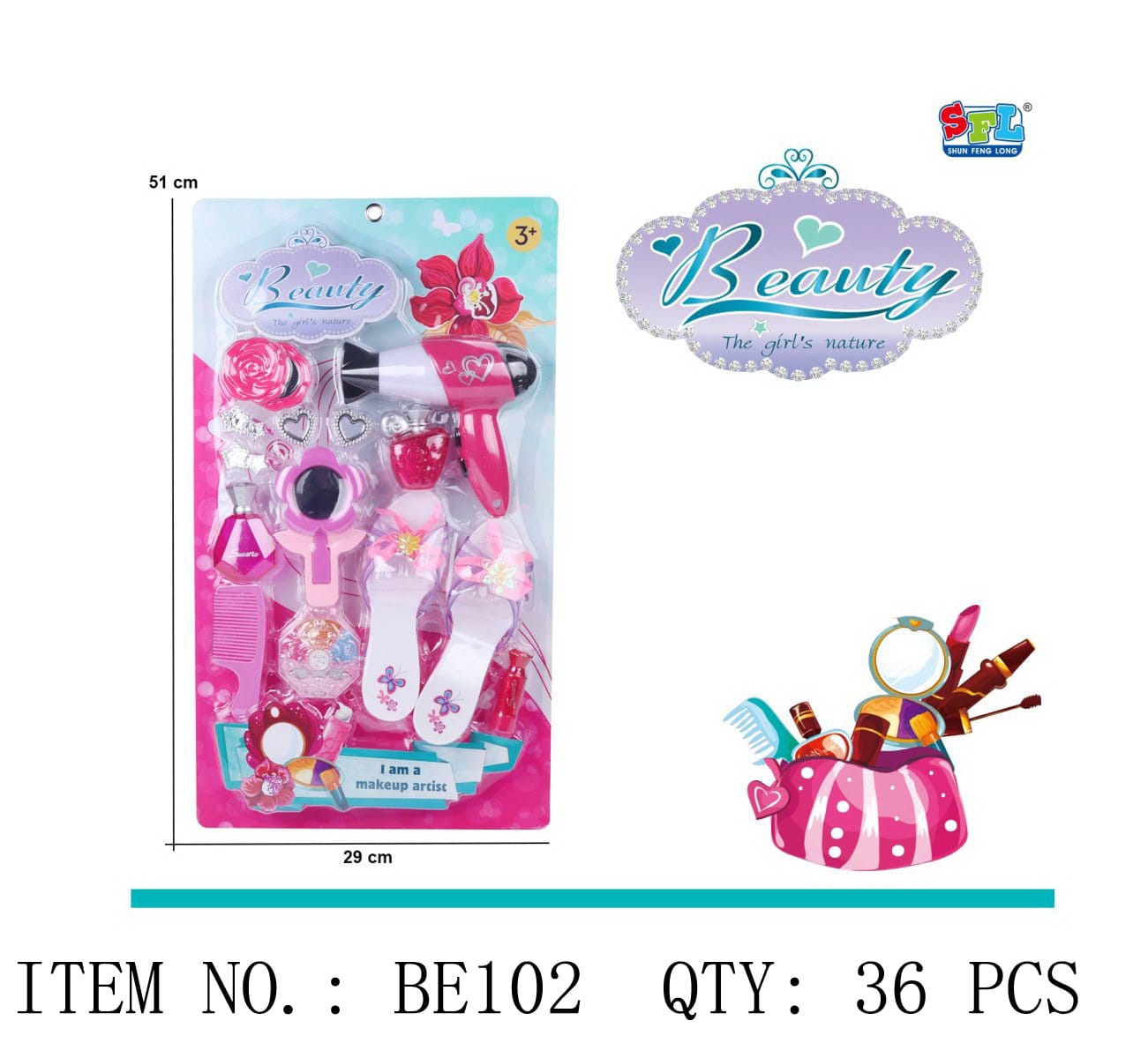 Children's Beauty Makeup Play Set
