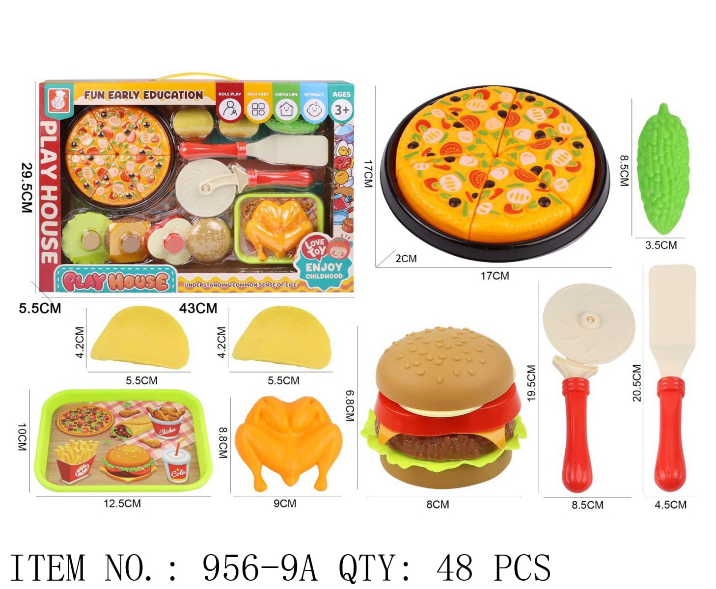 Kids Play Food Set