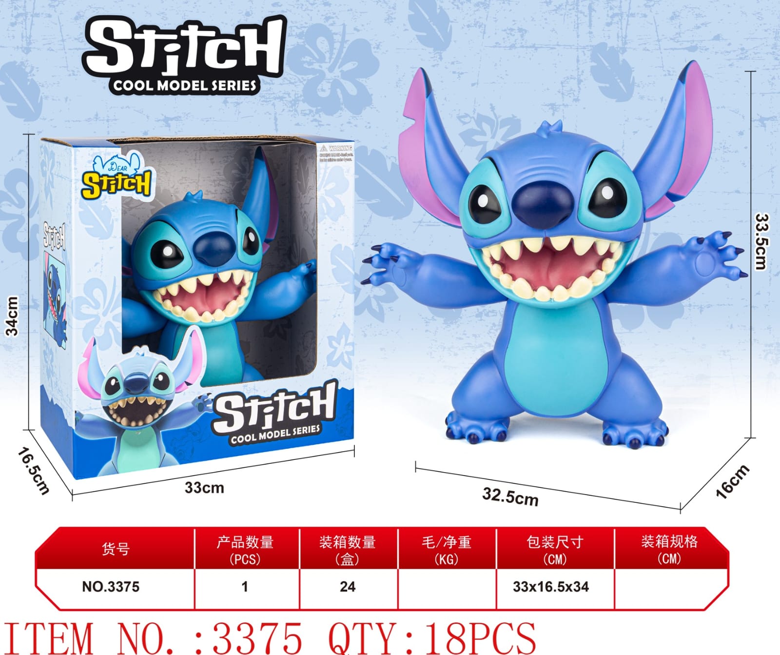 Stitch Cool Model Figure