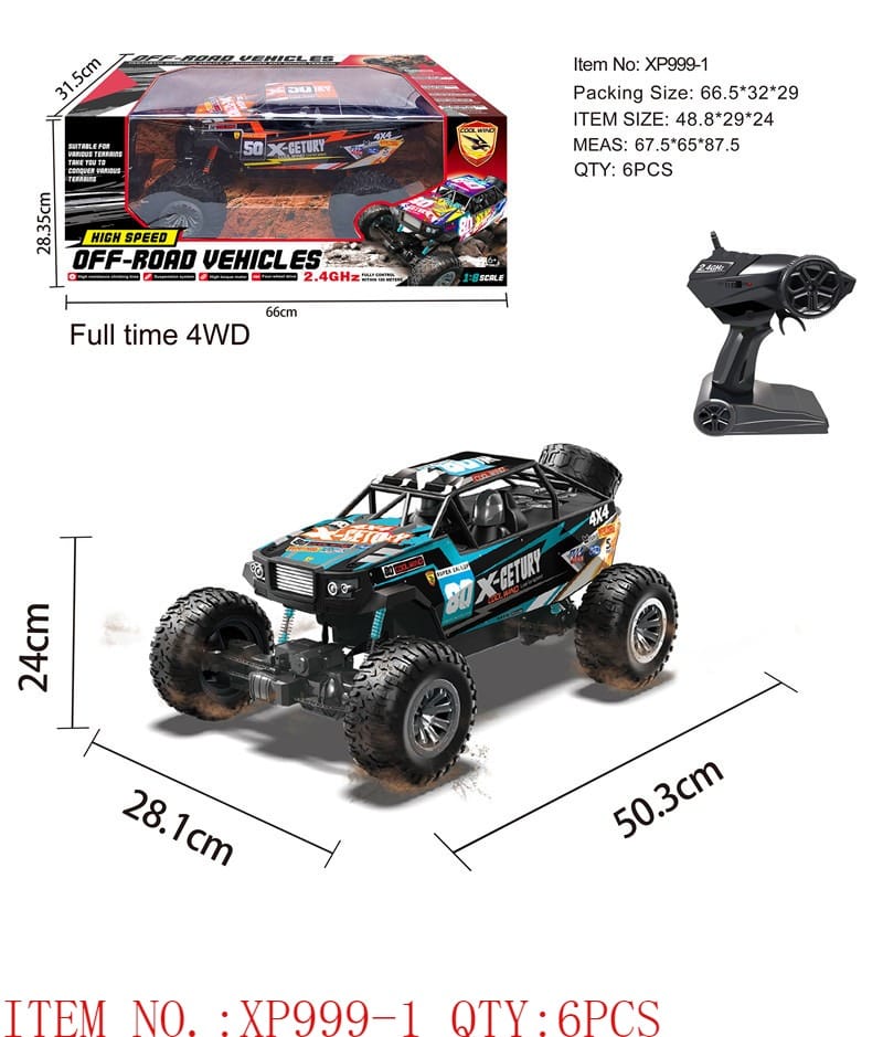 High Speed 4WD Off-Road RC Car