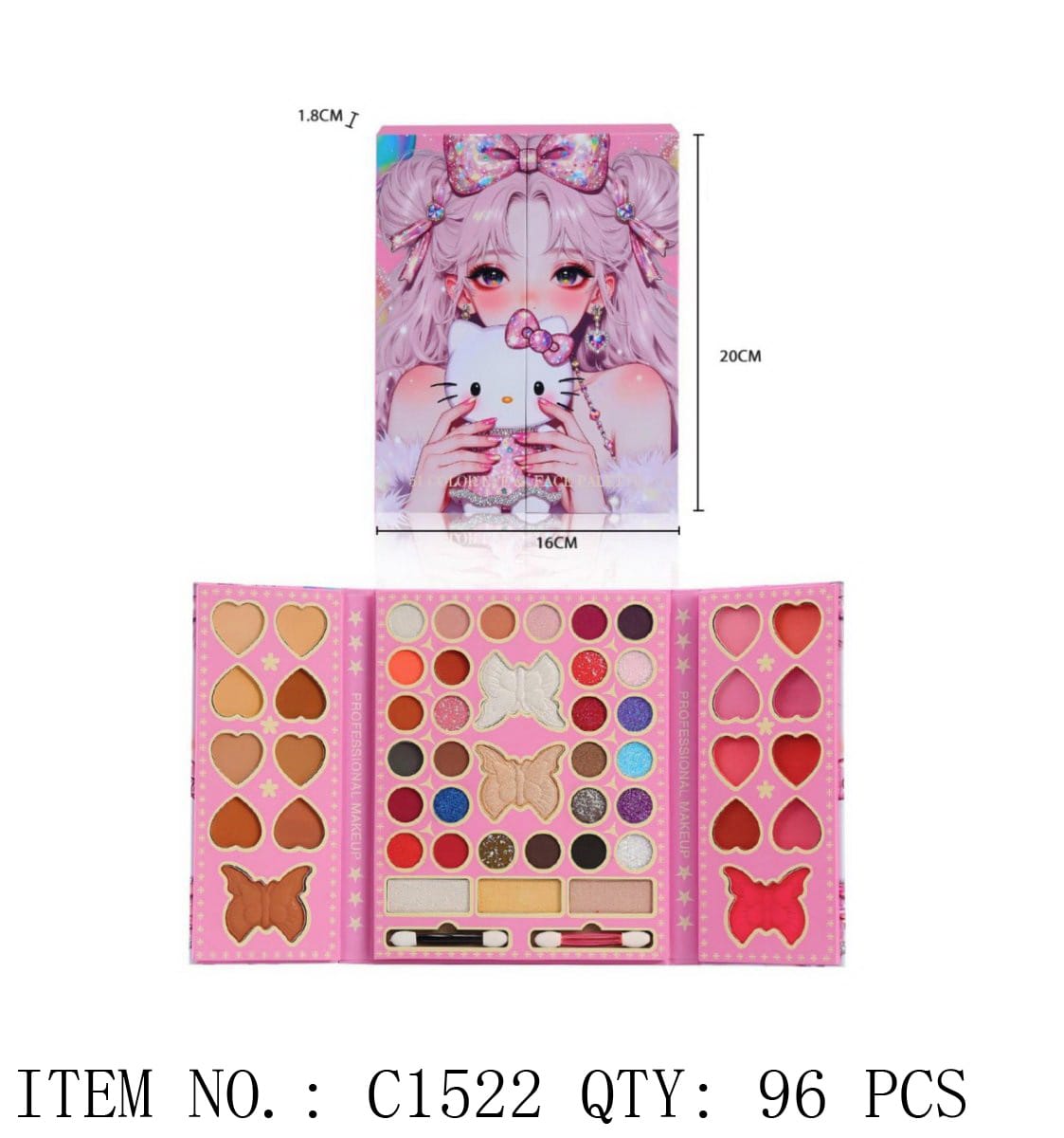 Anime Girl Makeup Palette