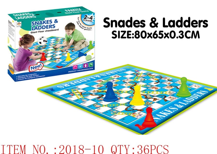 Snakes & Ladders Giant Floor Board
