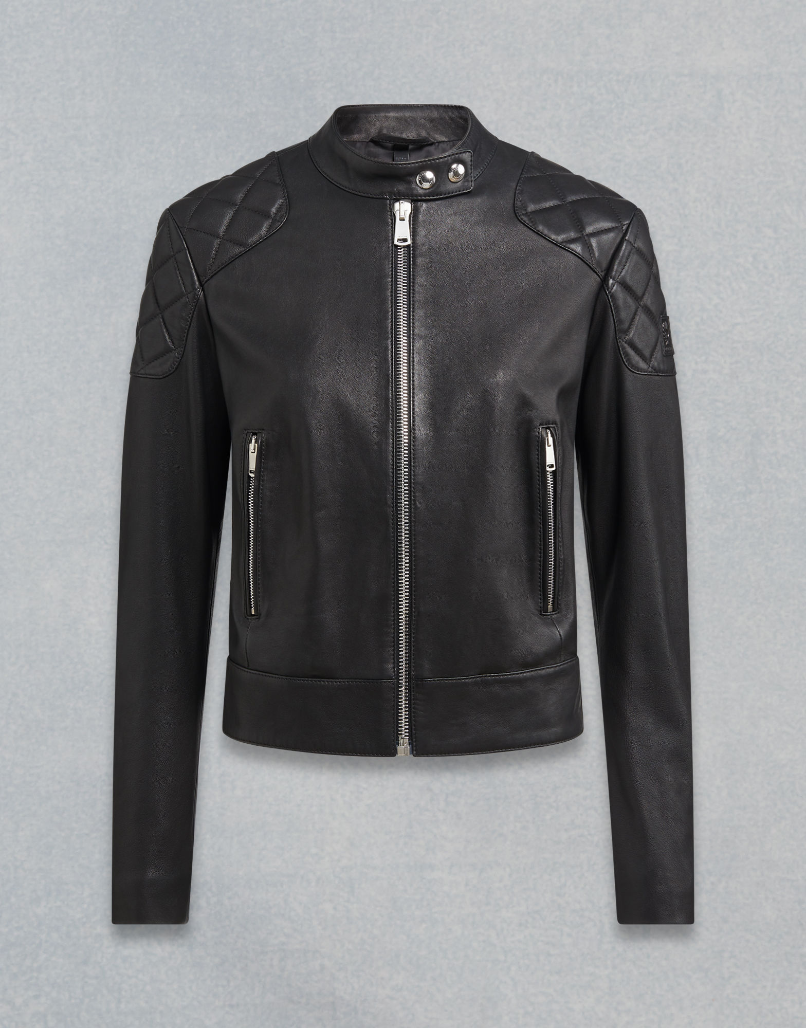 Radiant Rebel Women's Trendy Biker Leather Jacket