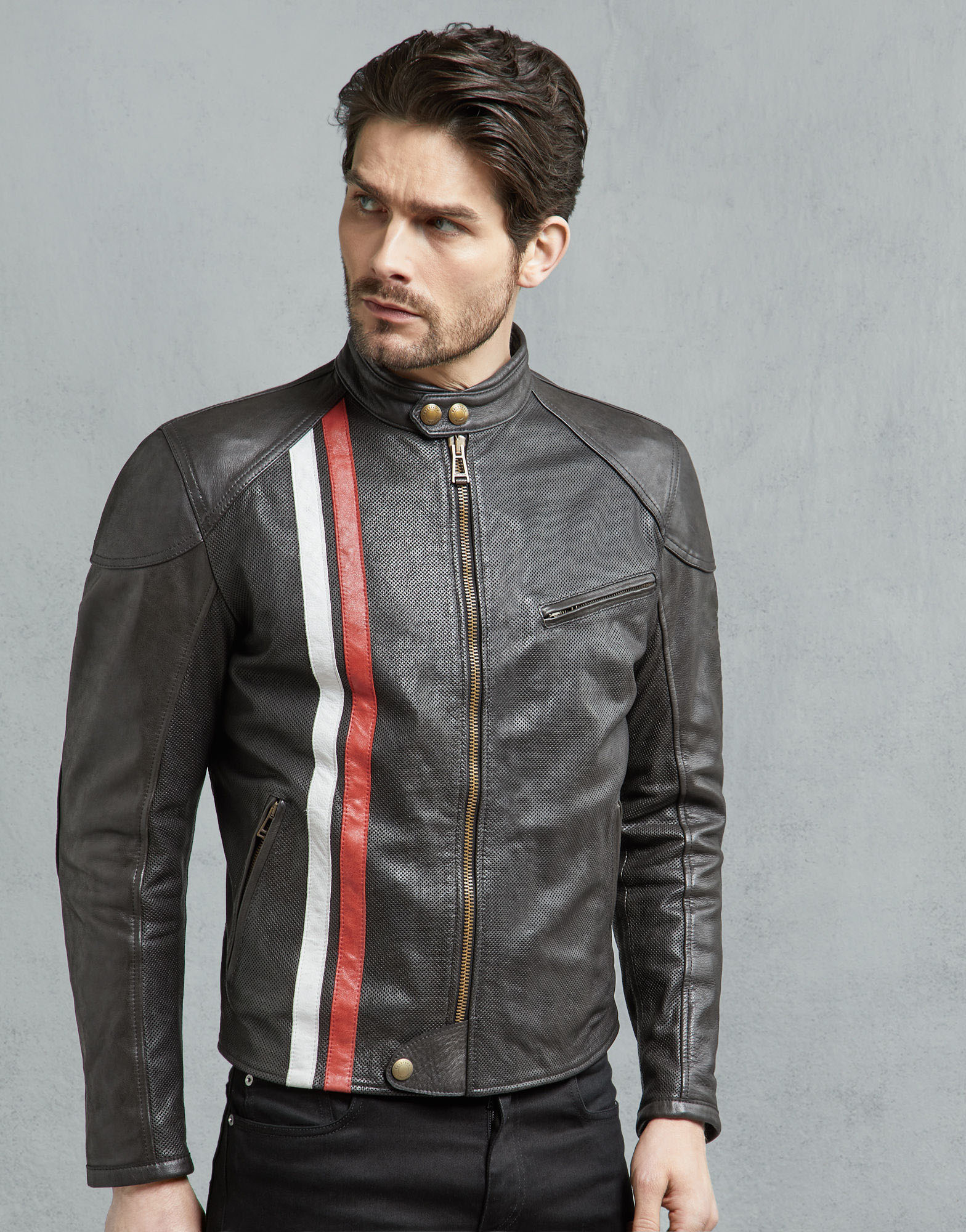 Gen Z Rebel Trendy Biker Leather Jacket