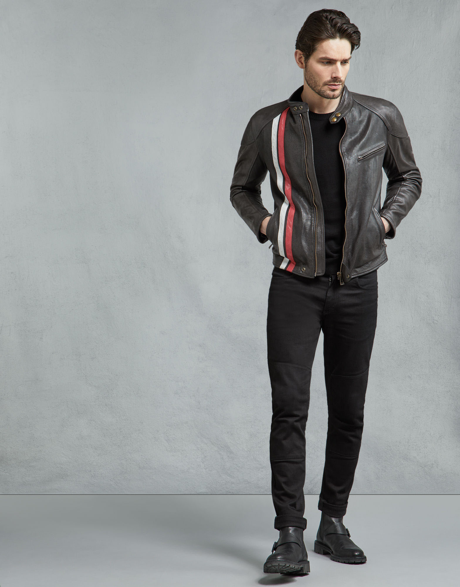 Gen Z Rebel Trendy Biker Leather Jacket