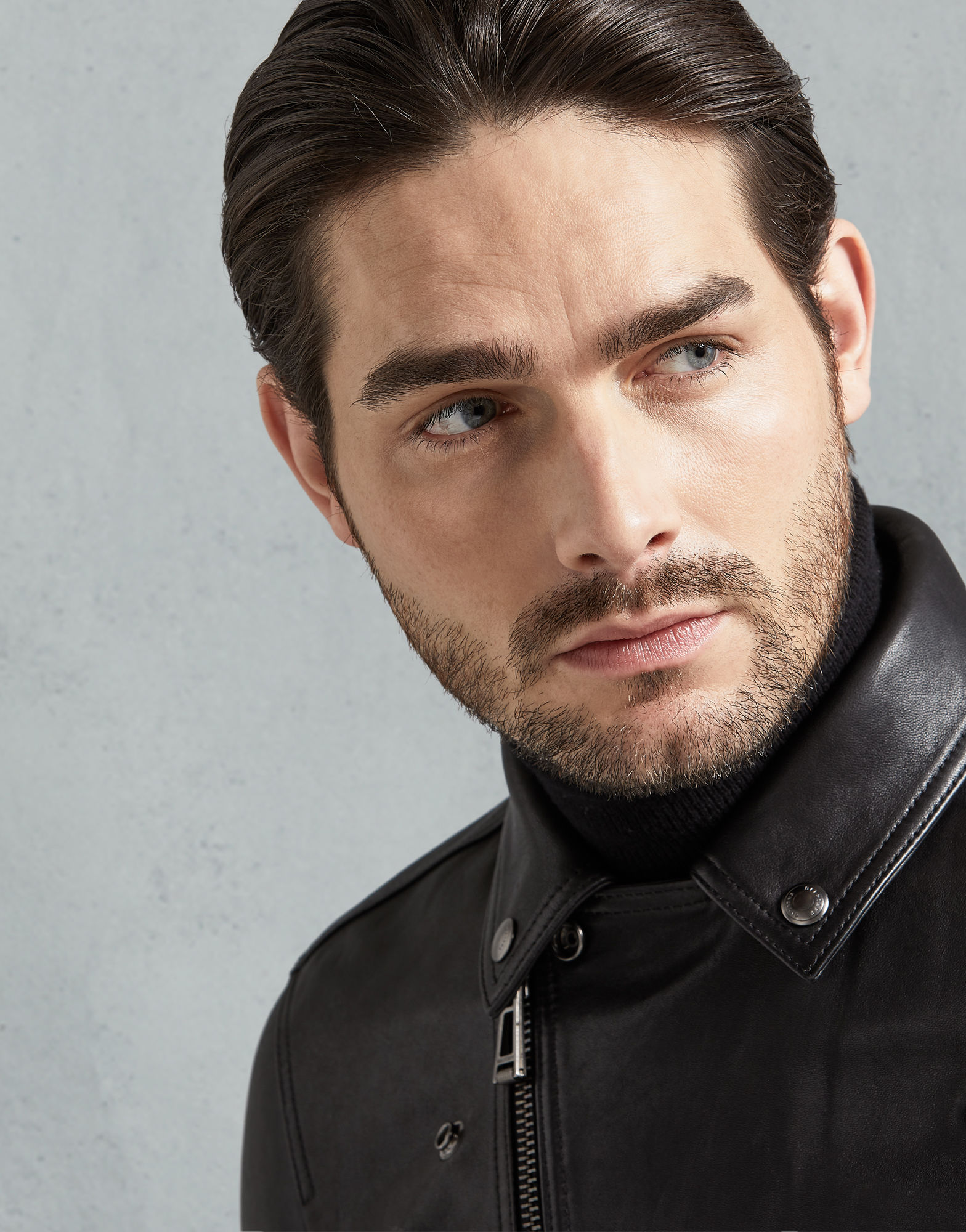 Men's Black Classic Biker Leather Jacket – Timeless Design for Every Ride