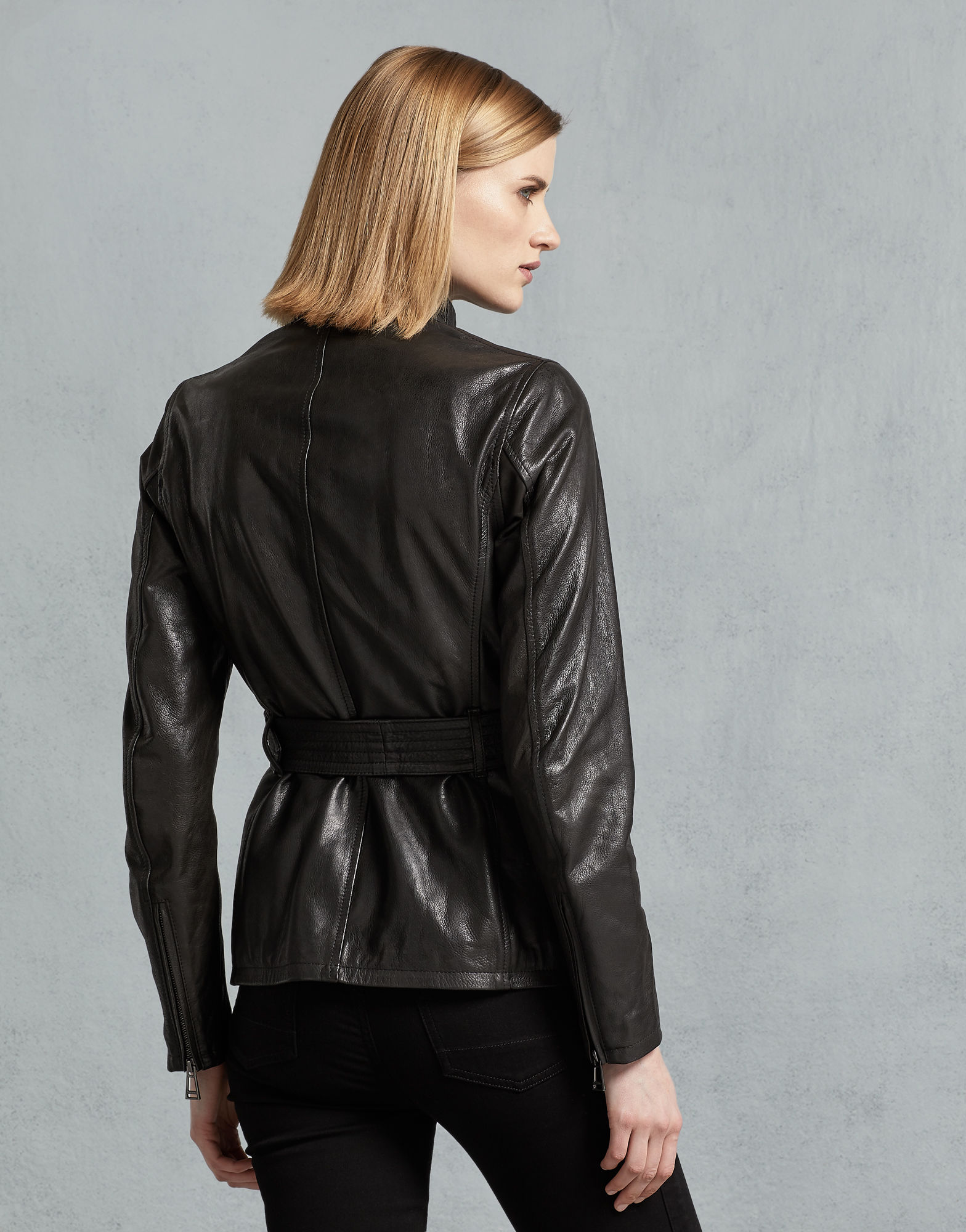 Black Forge: Women's Leather Trial Master Motorcycle Jacket