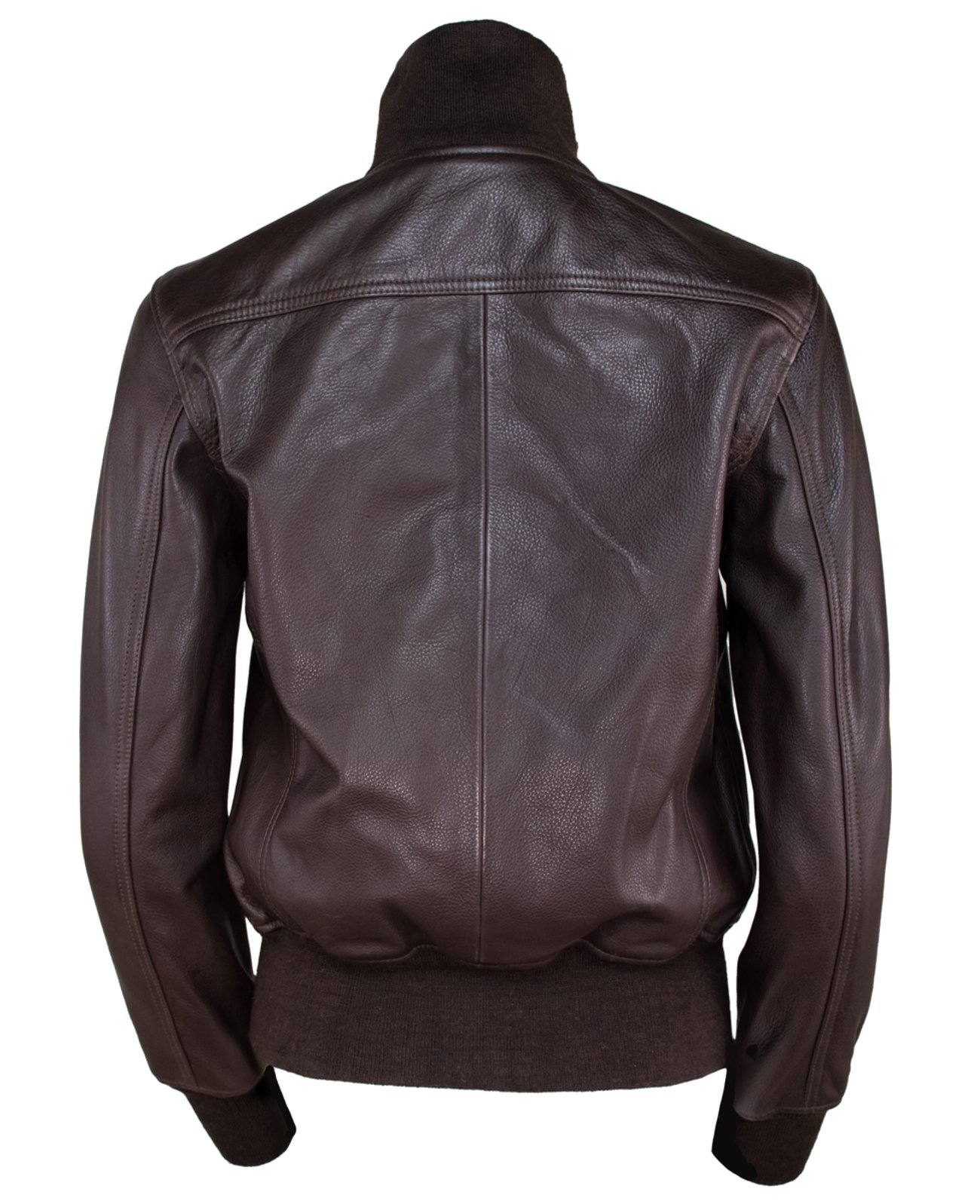 Evergreen Elegance Women's Brown Cowhide Leather Bomber Jacket