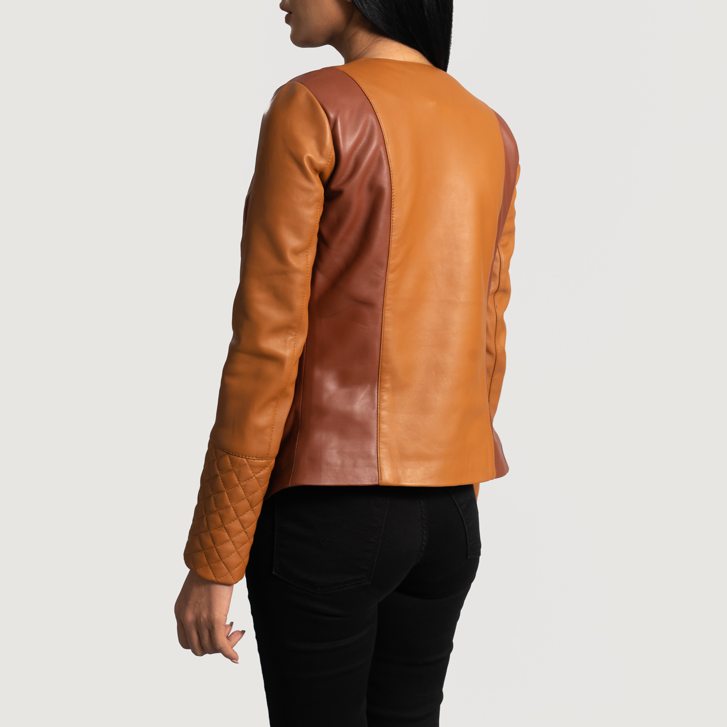 Golden Dawn Women's Tan Leather Jacket