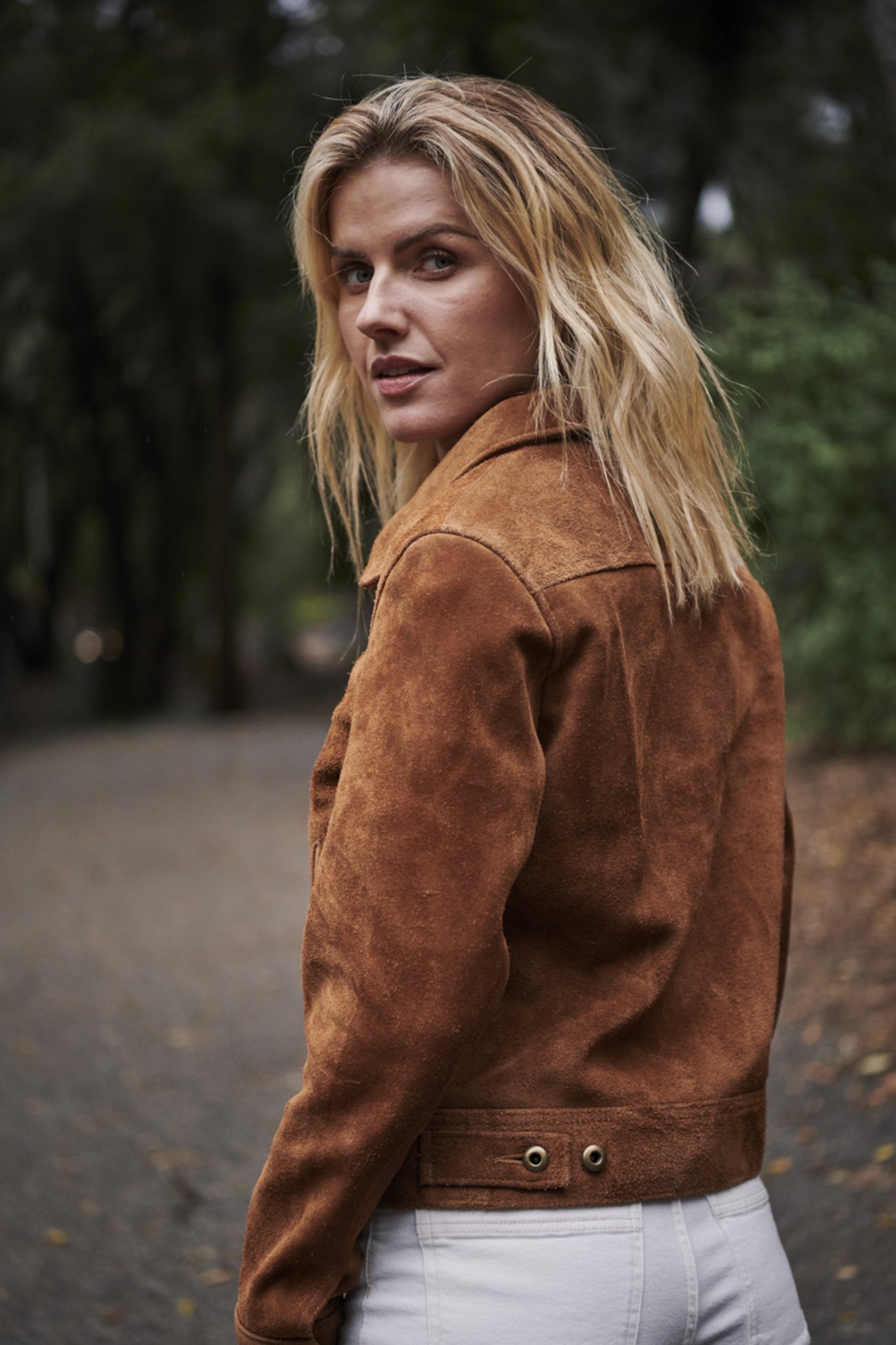 Sweet Caramel Women's Brown Leather Jacket