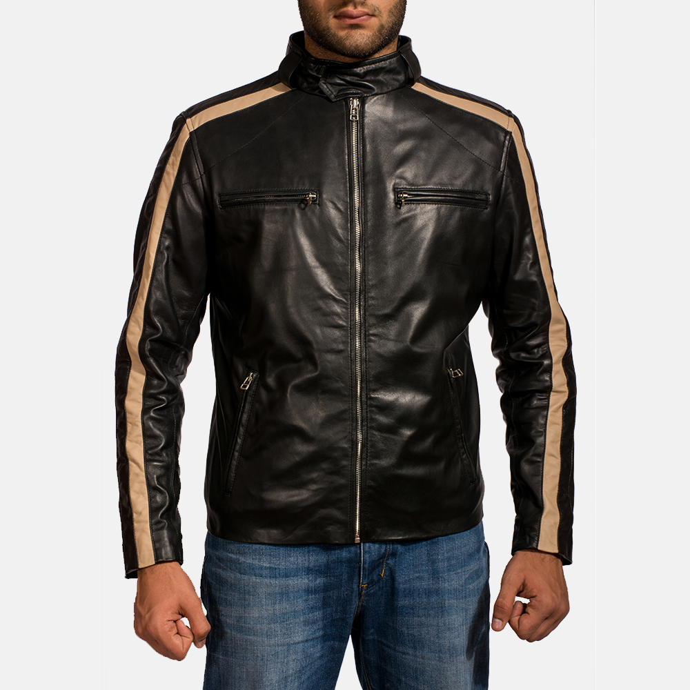 Road Titan Men's Leather Biker Jacket