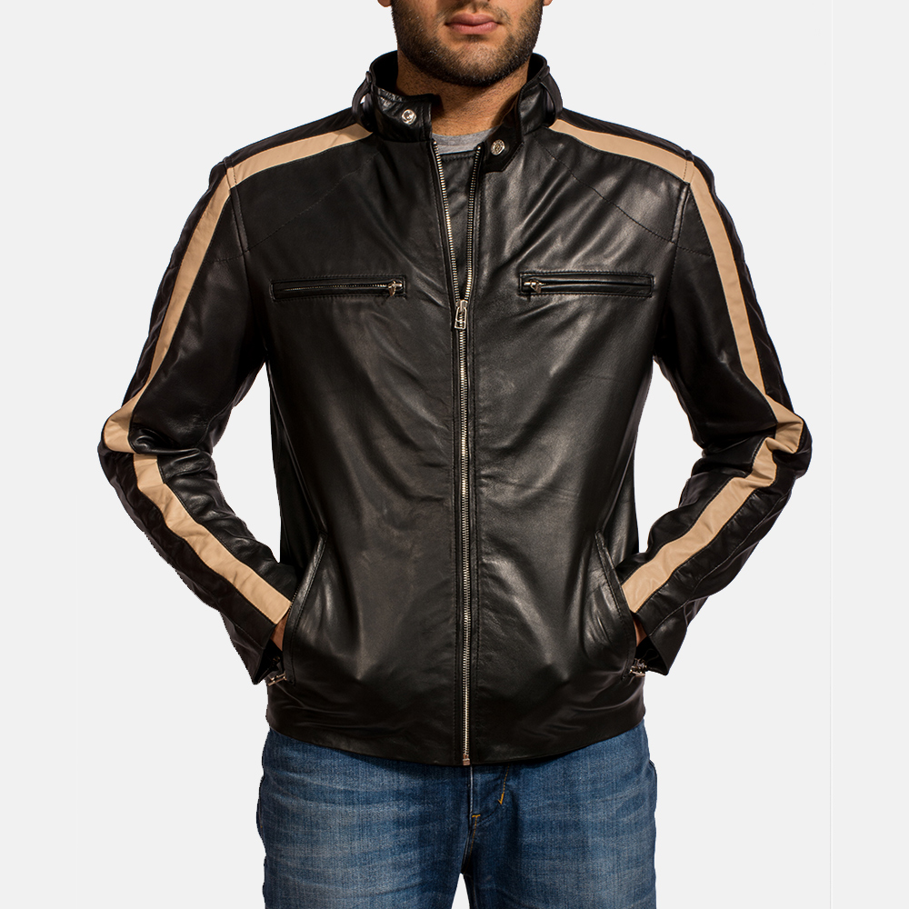 Road Titan Men's Leather Biker Jacket