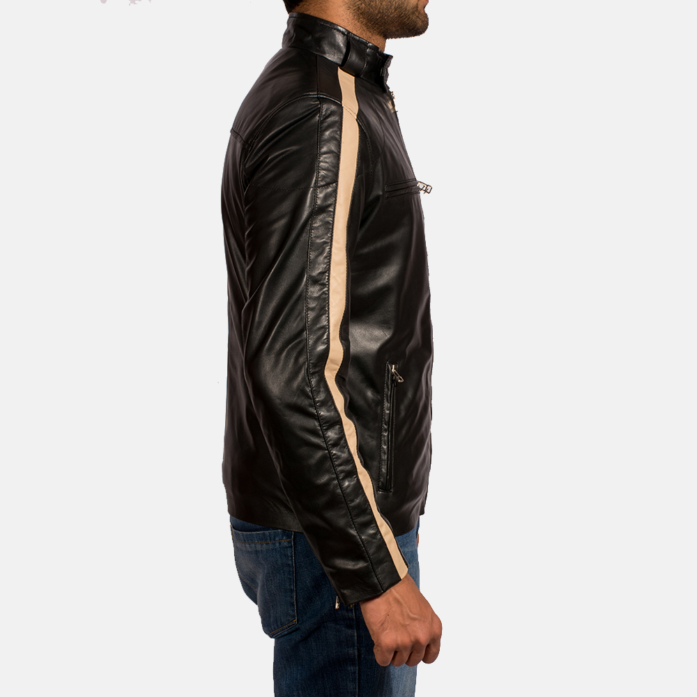 Road Titan Men's Leather Biker Jacket