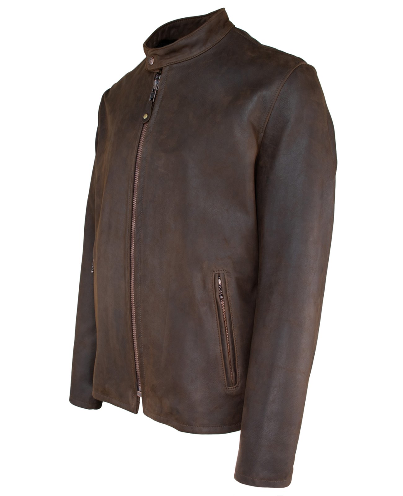 Desert Luxe Men's Brown Suede Leather Jacket