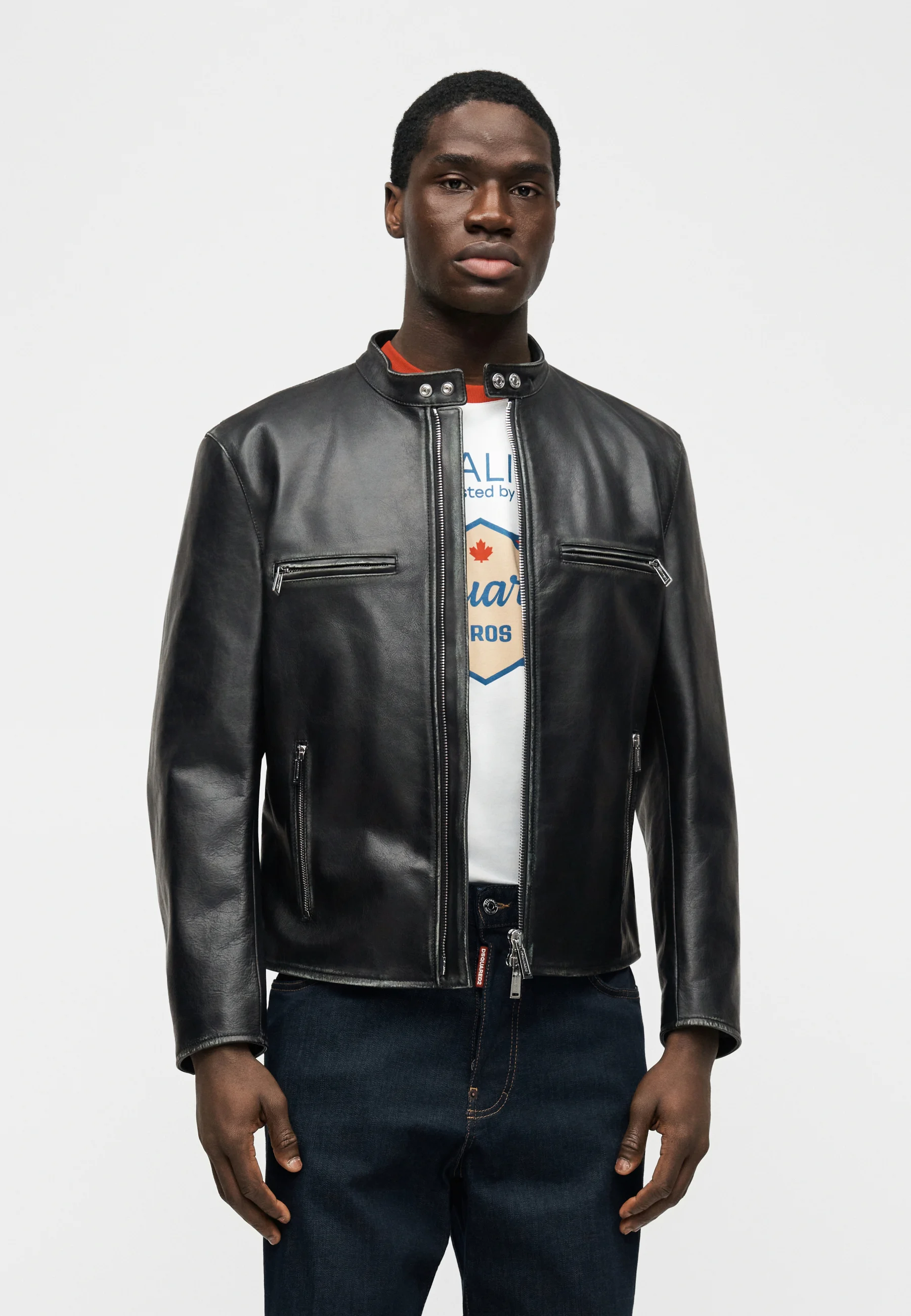 Men’s Black Biker Leather Jacket | Bold, Rugged & Timelessly Crafted