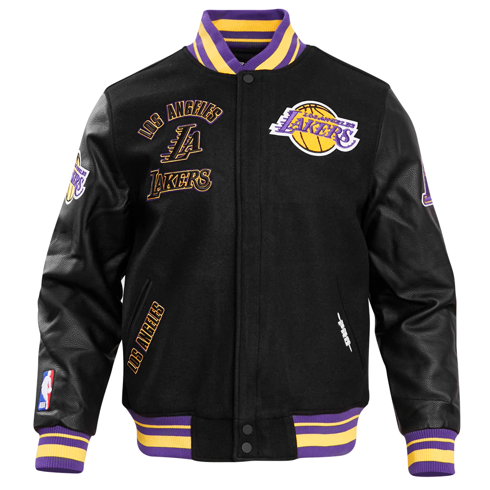 LA Lakers Retro Wool Varsity Jacket For Women