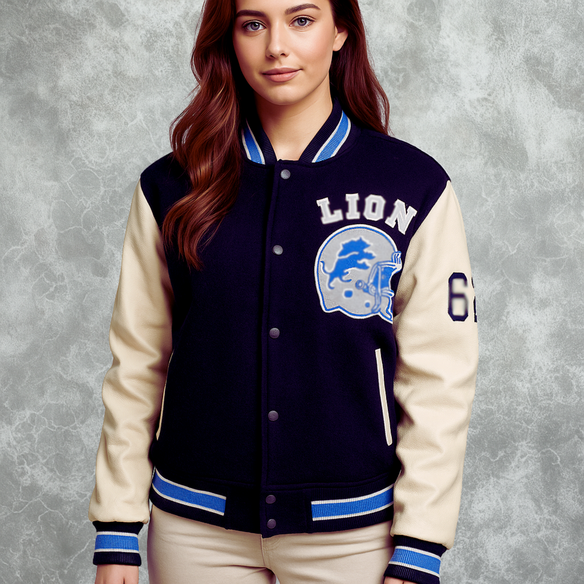 Detroit Inspired Lions Beverly Hills Edition Barry Sanders Jacket For Women