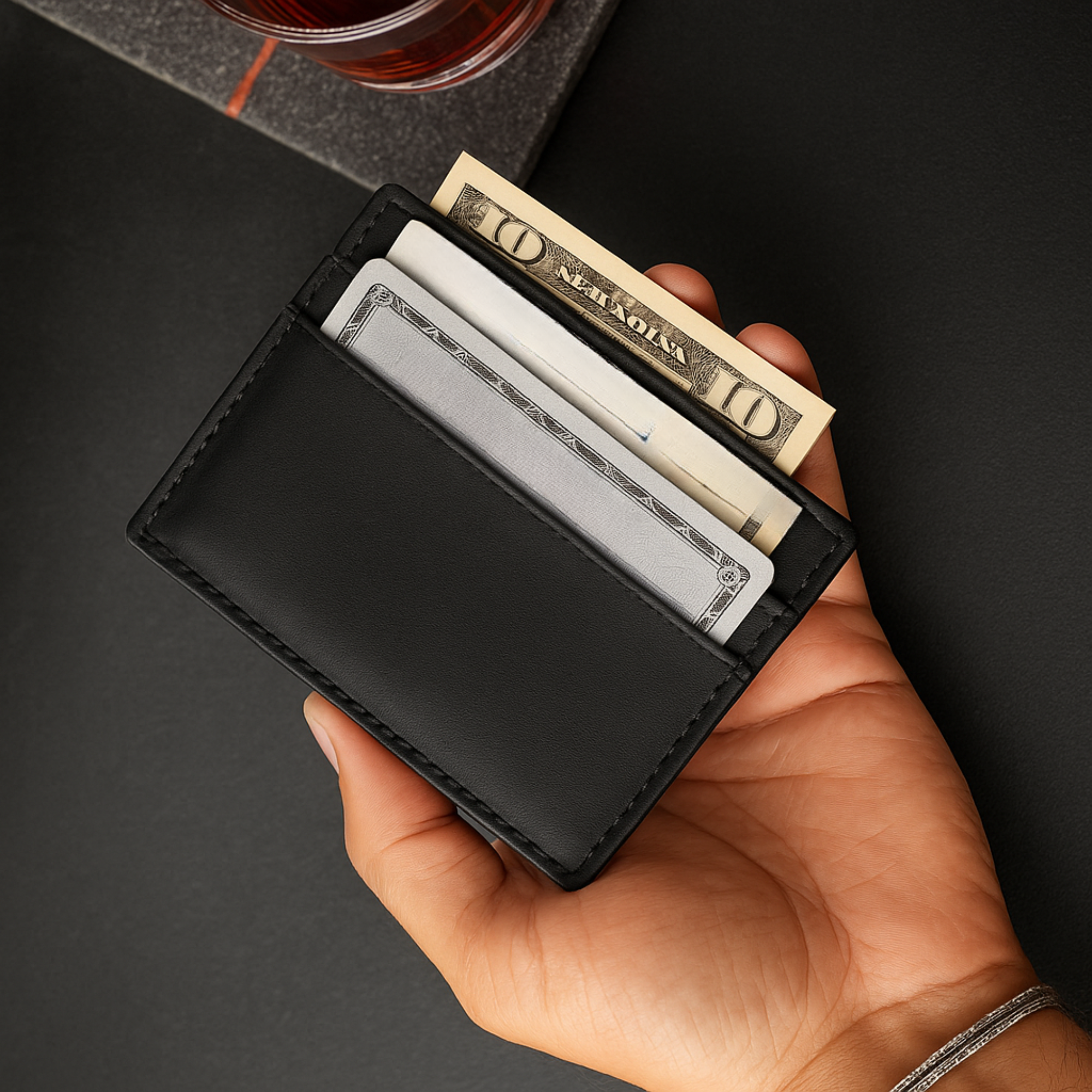 The Sleek Slim Cardholder – Premium Leather Essential