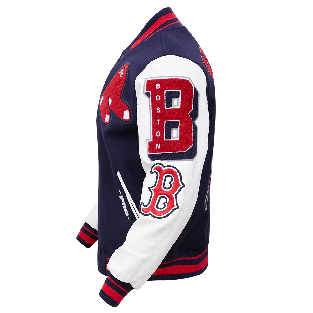 Boston Red Sox Mashup Wool Varsity Jacket For Women