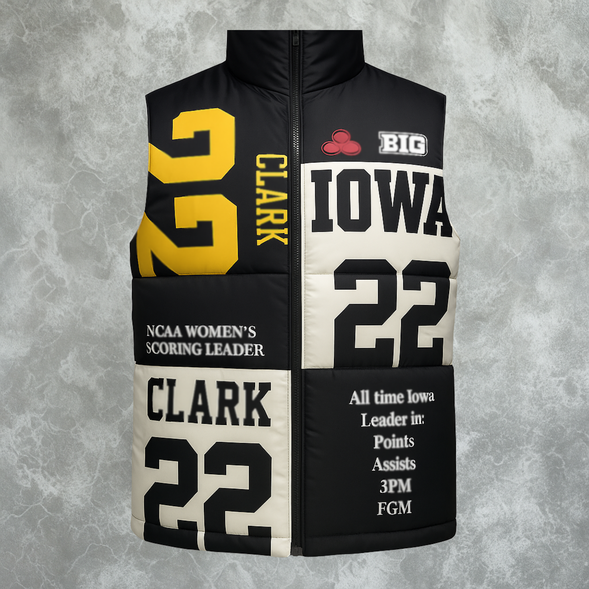 Kristin Juszczyk Caitlin Clark Puffer Vest For Women