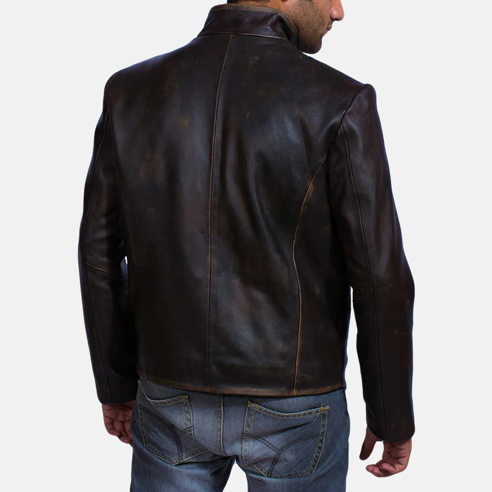 Drakeshire Ultimate Brown Men Leather Jacket
