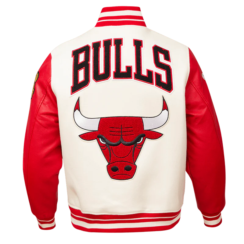 Chicago Bulls Retro Wool Varsity Jacket For Men