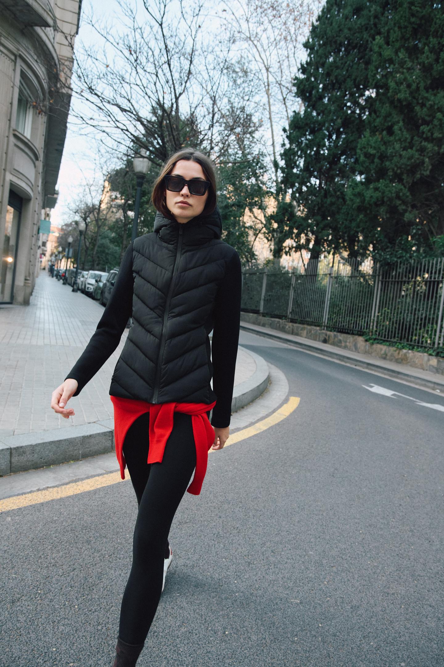 Stylish & Versatile Women’s Combined Quilted Puffer Jacket 