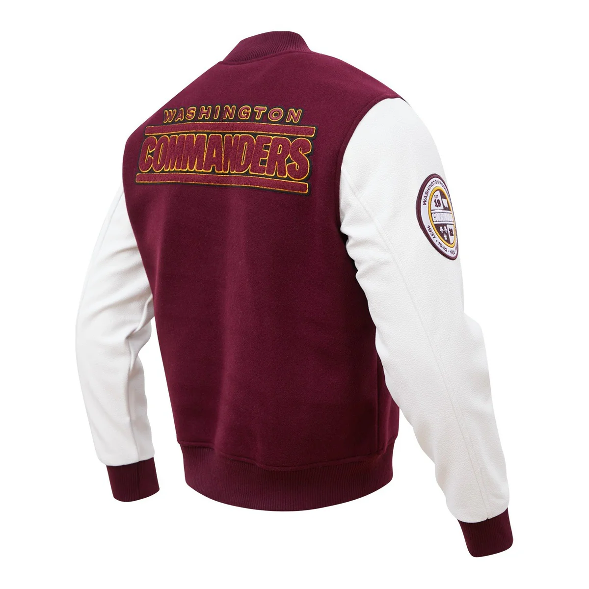 Washington Commanders Wool Varsity Jacket For Men
