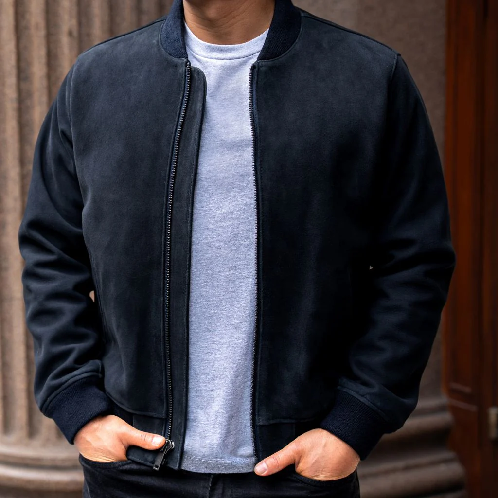 Bomber Suede Jacket
